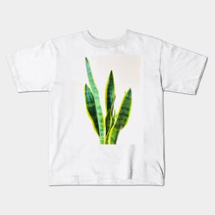 Long leaf plant. Kids T-Shirt